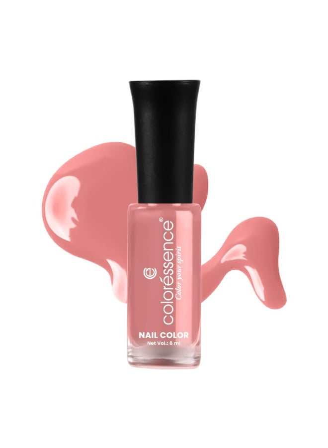 Coloressence Mini Nail Polish | Chip Resistant | Quick Dry | One Swipe Application | Toxin Free |Coral Reef-6ml - Image 1